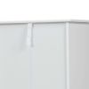 Trash Can Cabinet with Adjustable Tilted Angles;  Kitchen Garbage Bin Holder for Kitchen;  Living Room and Balcony;  White