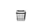 Oceanstar Stackable Metal Wire Storage Basket Set for Pantry, Countertop, Kitchen or Bathroom ‚Äì Black, Set of 3